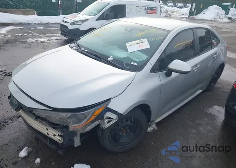 2020 Toyota Corolla L z USA, uszkodzony, nr VIN 5YFDPRAE3LP005232